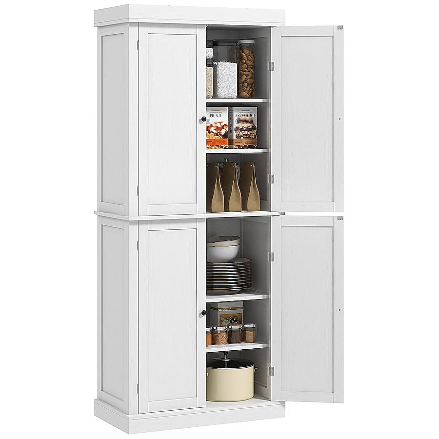 Kuechenschrank mit 2 Schubladen Weiss