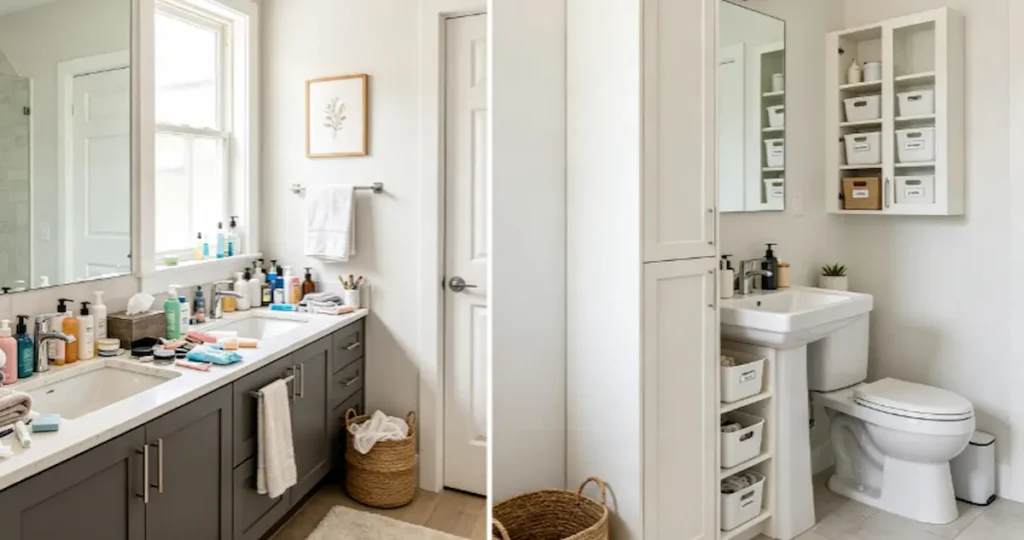 How to Organize a Bathroom: Practical Storage Ideas for a Tidier Space