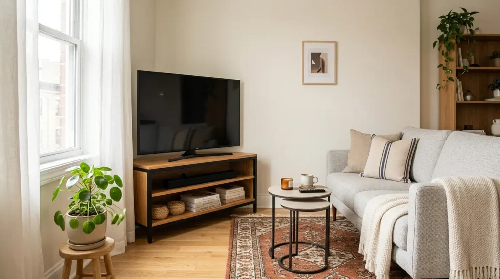 How to Choose a Corner TV Stand for a Small Living Room
